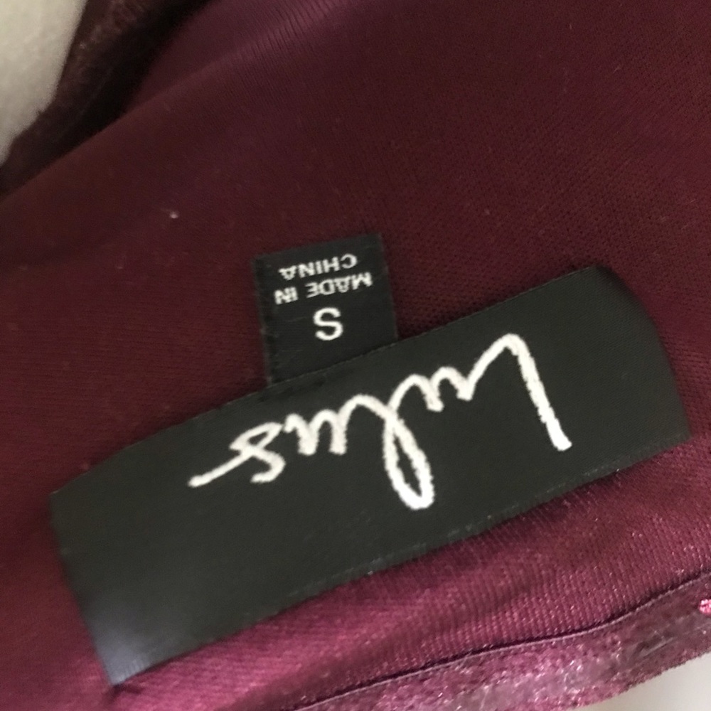 Lulu’s Burgundy Strapless Maxi Dress - Bridesmaids - Picture 4 of 5